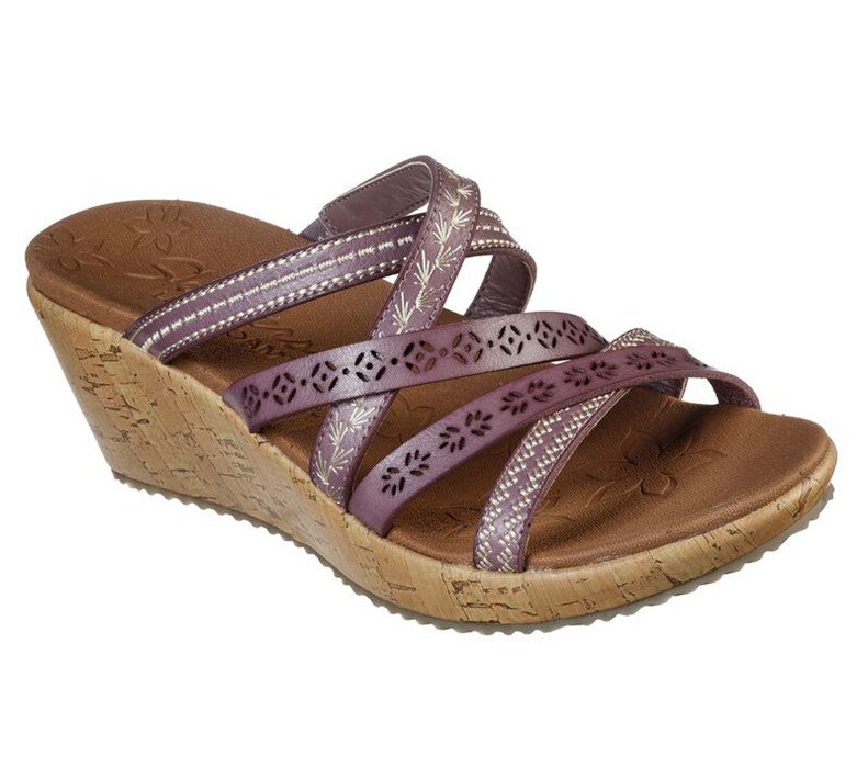 Skechers Dam Lila Kilar Sandaler - Beverlee - Tiger Posse - Sverige (LDPHV-7615)